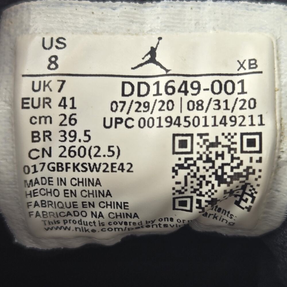 Nike Air Jordan 1 Mid Sneakers Mens 8 Black White‎ Retro Streetwear Athletic - Picture 12 of 12